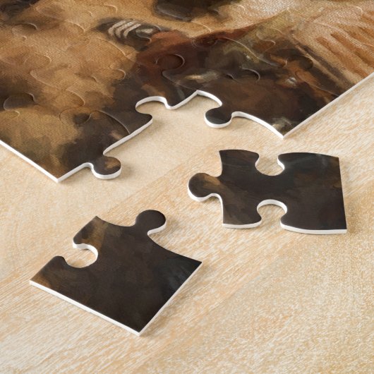 Puzzle Mise à feu d'un mortier (Côté)