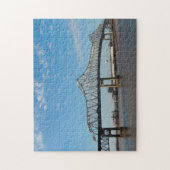 Puzzle Mississippi Bridge Louisiana. (Vertical)
