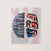 Puzzle Missouri Picture et USA Text (Vertical)