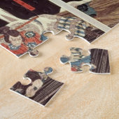 Puzzle Mitsukini défiant le spectre squelettique, c.1845 (Côté)