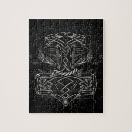 Puzzle Mjolnir - le marteau du Thor et du Ravens (Vertical)