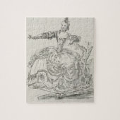 Puzzle Mlle Puvigne comme statue vivante, dans Pigmalion, (Vertical)