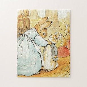 Puzzle Mme Bunny dit au revoir par Beatrix Potter