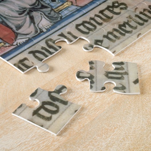 Puzzle Mme la vue 95 f.268 MERLIN dicte l'histoire à (Côté)