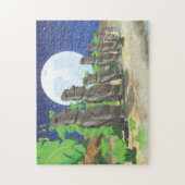Puzzle Moai de l'île de Pâques (Vertical)