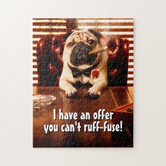 Puzzle Mobster Dog (Vertical)