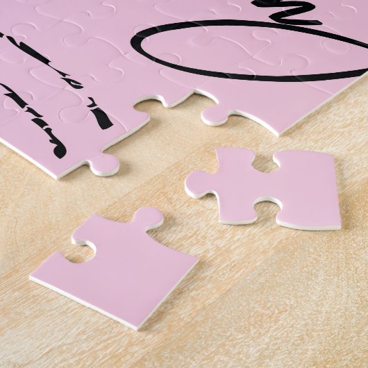 Puzzle Mode, calligraphie, Tour Eiffel, lèvres (Côté)