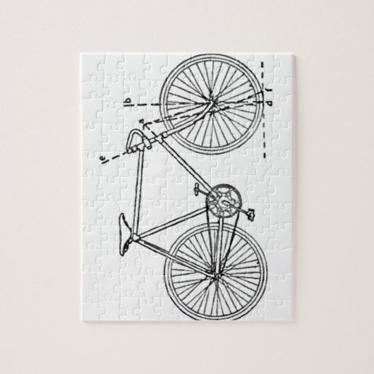 Puzzle Modèle de bicyclette (Vertical)