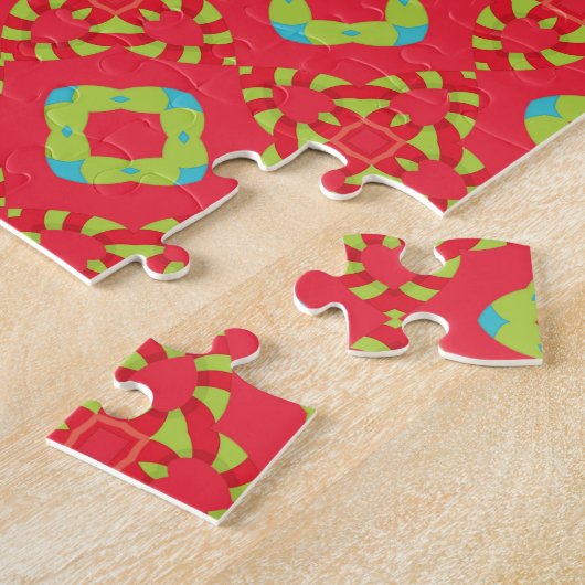Puzzle Modèle de charme des fêtes de Noël 01 - (Côté)