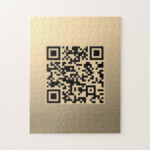 Puzzle Modèle de code QR instantanément modifiable Faux