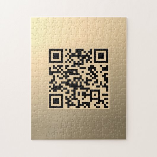 Puzzle Modèle de code QR instantanément modifiable | Faux (Vertical)