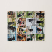 Puzzle Modèle de collage photo de seize (Horizontal)