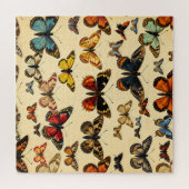 Puzzle Modèle de collection de papillons vintage (Horizontal)