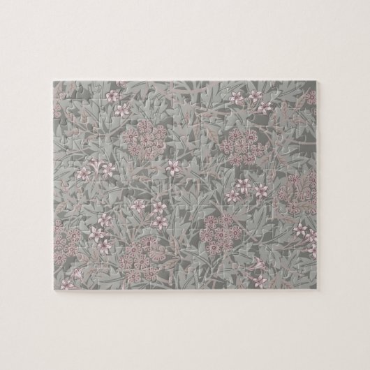 Puzzle Modèle de fleur de jasmin de William Morris (Horizontal)