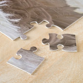 Puzzle Modèle de Noël de chiot Beagle, (Côté)