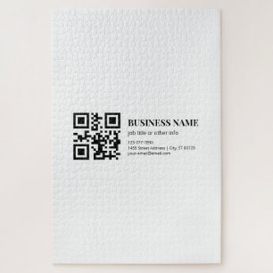 Puzzle Modèle de nom d'entreprise de code QR personnalisé