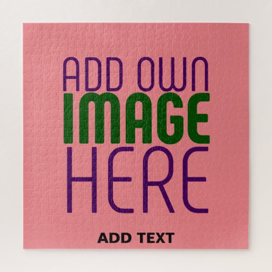 PUZZLE MODÈLE DE TEXTE D'IMAGE ROSE MODERNE ÉDITABLE SAUM (Vertical)