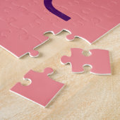 PUZZLE MODÈLE DE TEXTE D'IMAGE ROSE MODERNE ÉDITABLE SAUM (Côté)