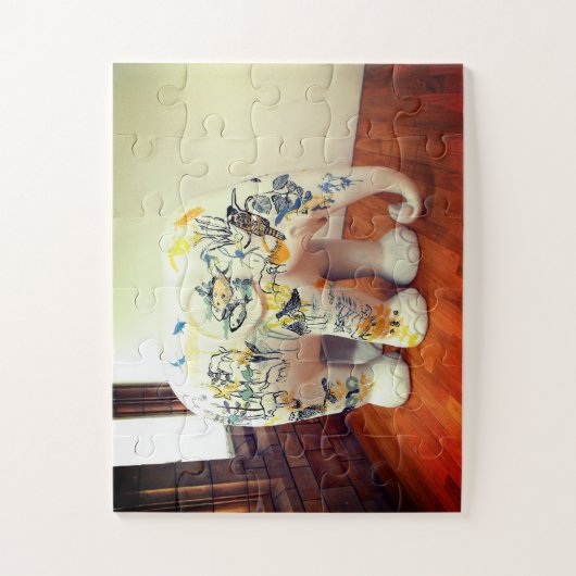 Puzzle Modèle éléphant (Vertical)