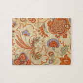 Puzzle Modèle floral antique de Chintz Paisley (Horizontal)