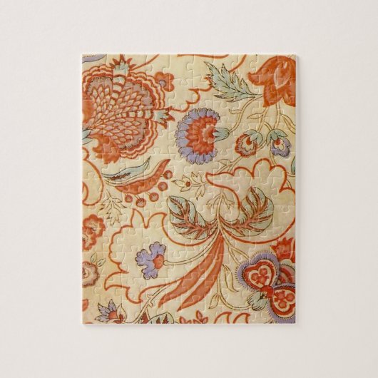 Puzzle Modèle floral antique de Chintz Paisley (Vertical)