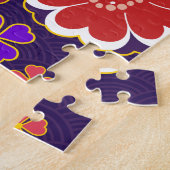 Puzzle Modèle Floral asiatique (Côté)