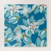 Puzzle Modèle floral, design floral polyvalent. (Horizontal)