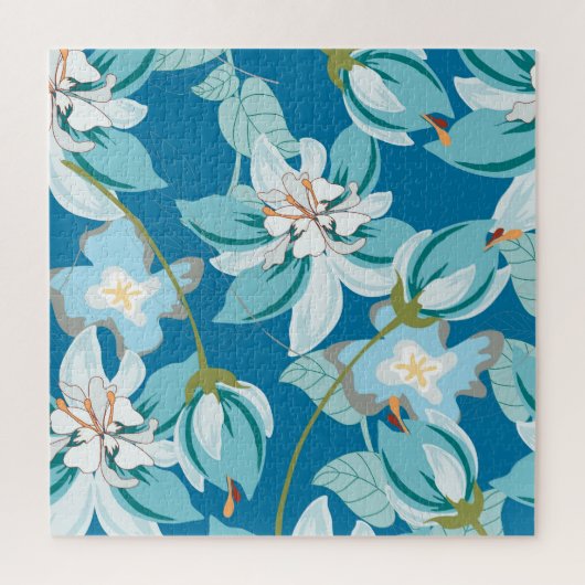 Puzzle Modèle floral, design floral polyvalent. (Vertical)