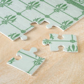 Puzzle Modèle floral vert (Côté)