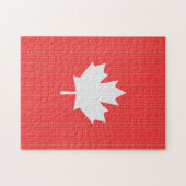 Puzzle Modèle Knit Maple Leaf Tricot Motif (Horizontal)