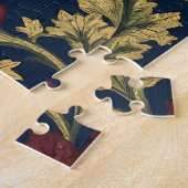 Puzzle Modèle Navy Fleur de Grenade William Morris (Côté)