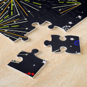 Puzzle Modèle patchwork du 4 juillet - 4 juillet (Côté)