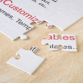 Puzzle Modèle personnalisable de cadeau (Côté)