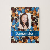 Puzzle Modèle photo de collage papillon (Vertical)