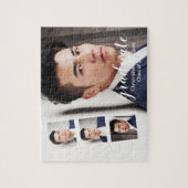 Puzzle Modern 4 Photo Graduation (Vertical)