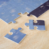 Puzzle Modern Christmas Town in Snow Art Christmas (Côté)