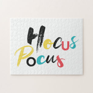 Puzzle Modern, colorful, fun, cool, trendy Hocus Pocus