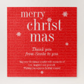 Puzzle Modern Merry Christmas party day game (Vertical)