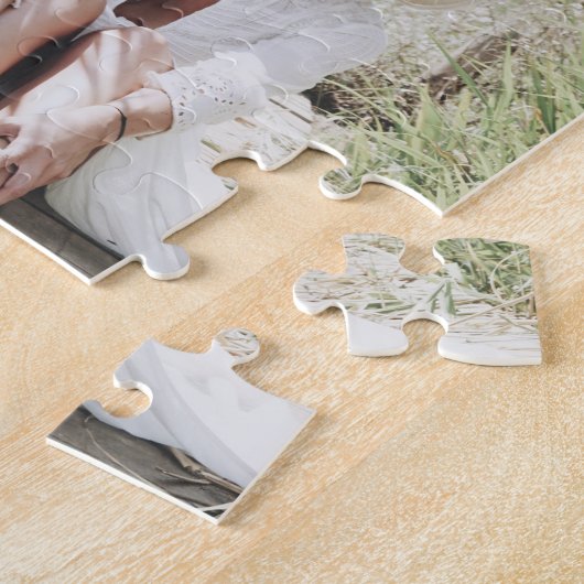 Puzzle Modern WE LOVE YOU Mom Mother's Day Photo Collage (Côté)