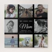 Puzzle Modern WE LOVE YOU Mom Mother's Day Photo Collage (Vertical)