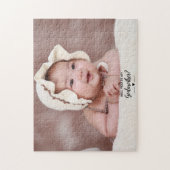 Puzzle Modern Will You Be My Godmère Photo (Vertical)