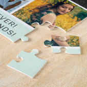 Puzzle Moderne 30 ans rose 6 photo collage grille (Côté)