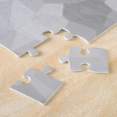 Puzzle Moderne - abrégé sur gris et blanc forme de (Côté)