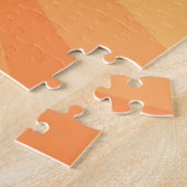 Puzzle Moderne Abstrait Orange Rouge Vanille Graphique Fr (Côté)