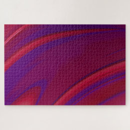Puzzle Moderne Abstrait Tourbillon Rouge Violet - dur 100