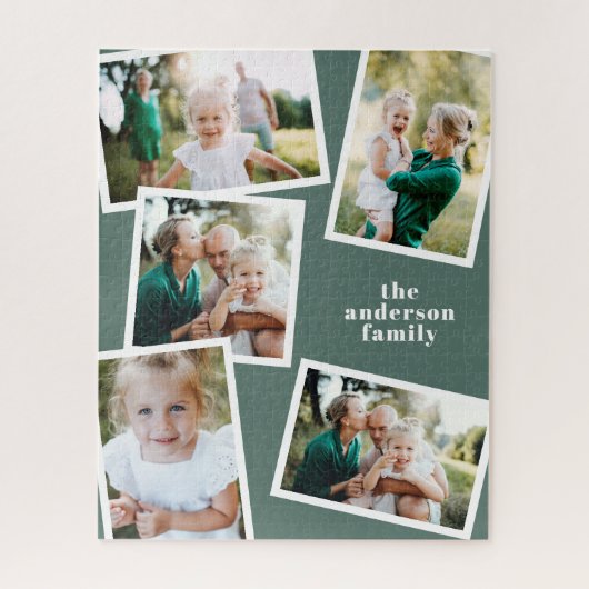 Puzzle Moderne design multi photo famille maison sage ver (Vertical)