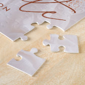 Puzzle Moderne Graduate Terracotta Script Photo Graduatio (Côté)