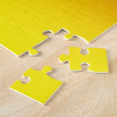 Puzzle Moderne Ombre Rouge Clair et Jaune (Côté)