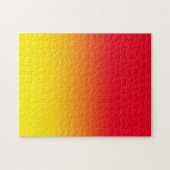 Puzzle Moderne Ombre Rouge Clair et Jaune (Horizontal)