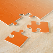 Puzzle Moderne Rose Clair Blanc et Ombre Orange (Côté)